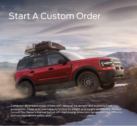 Start a custom order | Lipscomb Ford in Sayre OK